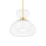 Rhett Pendant 12", Aged Brass