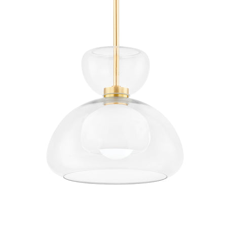 Rhett Pendant 12", Aged Brass