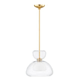 Rhett Pendant 12", Aged Brass