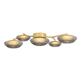 Gaia LED Wall Sconce 40", Aged Brass
