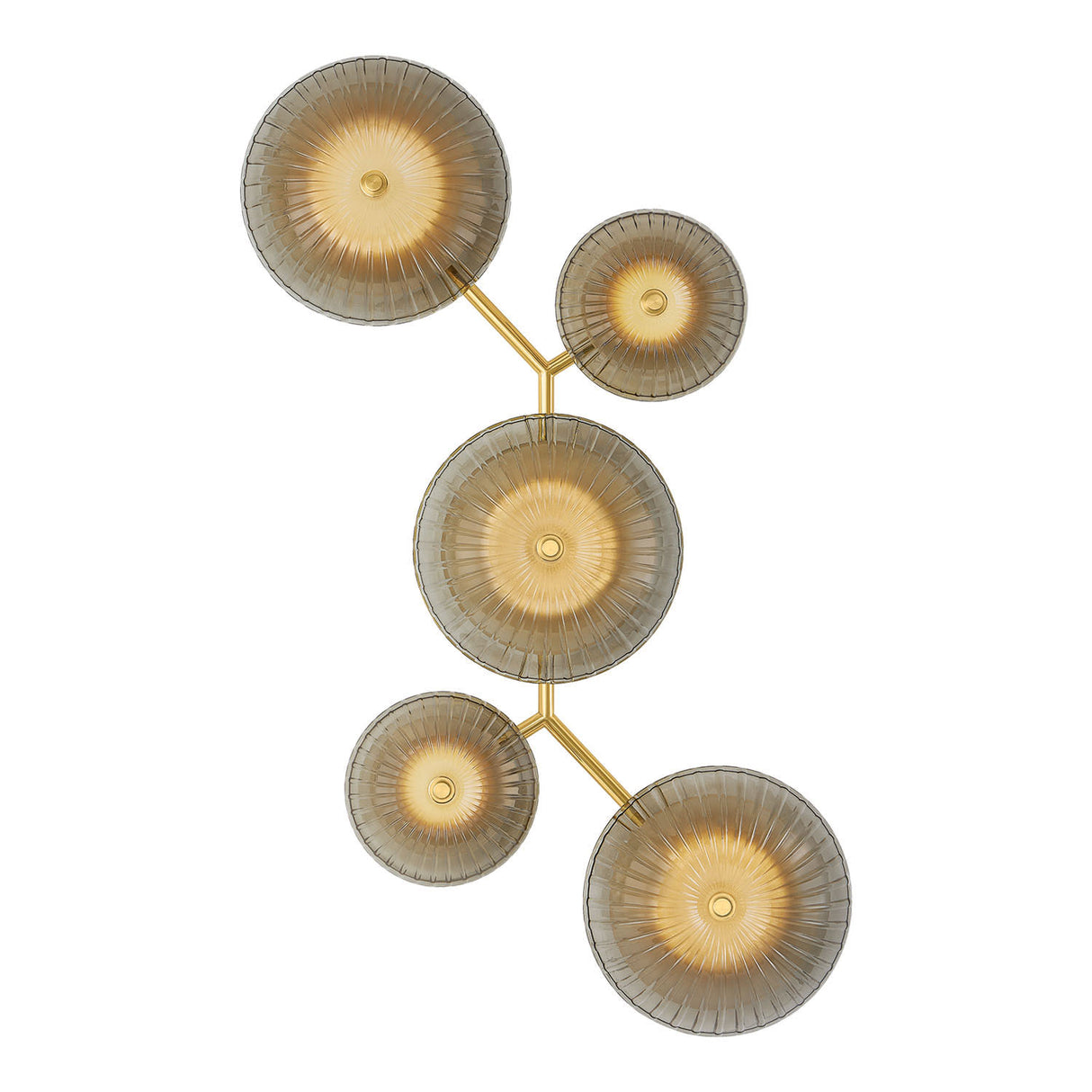 Gaia LED Wall Sconce 40", Aged Brass