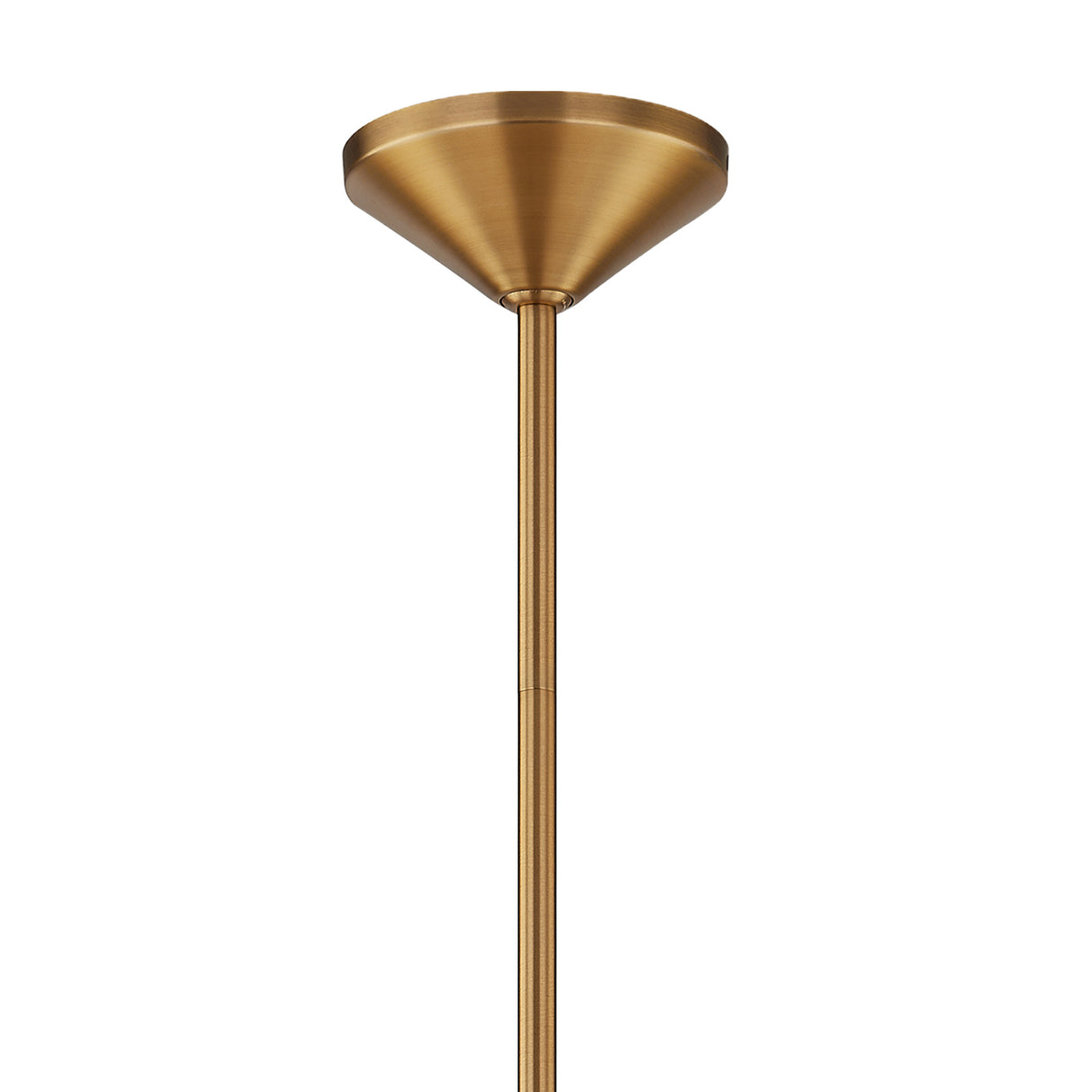 Camellia Medium Chandelier 30", Patina Brass