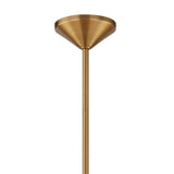 Camellia Medium Chandelier 30", Patina Brass
