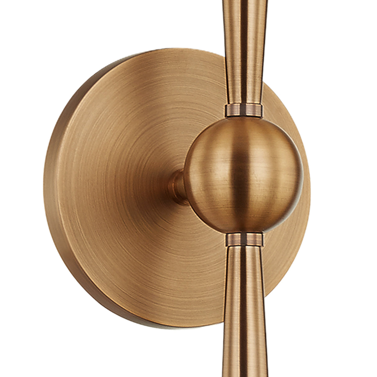 Camellia 2 Light Wall Sconce 34", Patina Brass