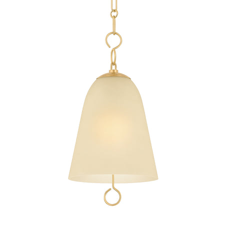 Bellport Medium Pendant 14", Aged Brass
