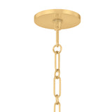 Bellport Medium Pendant 14", Aged Brass