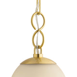 Bellport Medium Pendant 14", Aged Brass