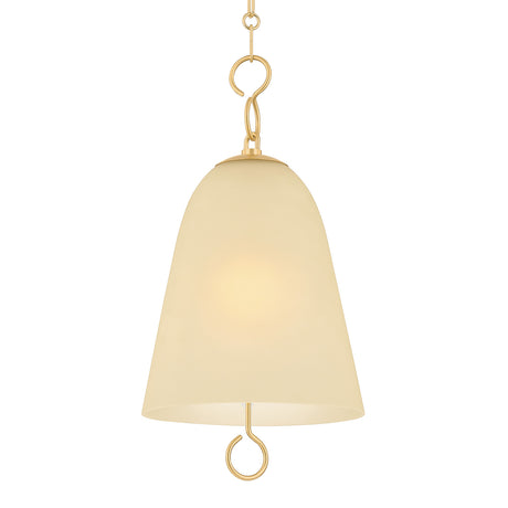 Bellport Small Pendant 11", Aged Brass