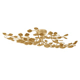 Phaedra Semi-Flush 30", Gold Leaf