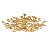 Phaedra Semi-Flush 50", Gold Leaf