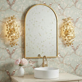 Phaedra Wall Sconce 48", Gold Leaf