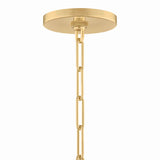 Charlotte Medium Pendant 22", Aged Brass