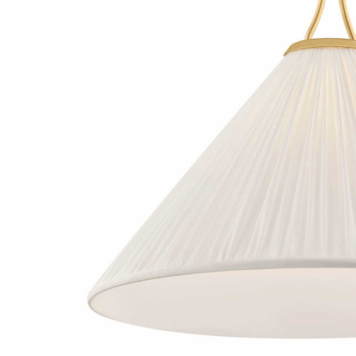 Charlotte Medium Pendant 22", Aged Brass