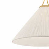 Charlotte Medium Pendant 22", Aged Brass