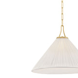 Charlotte Medium Pendant 22", Aged Brass