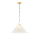 Charlotte Small Pendant 16", Aged Brass