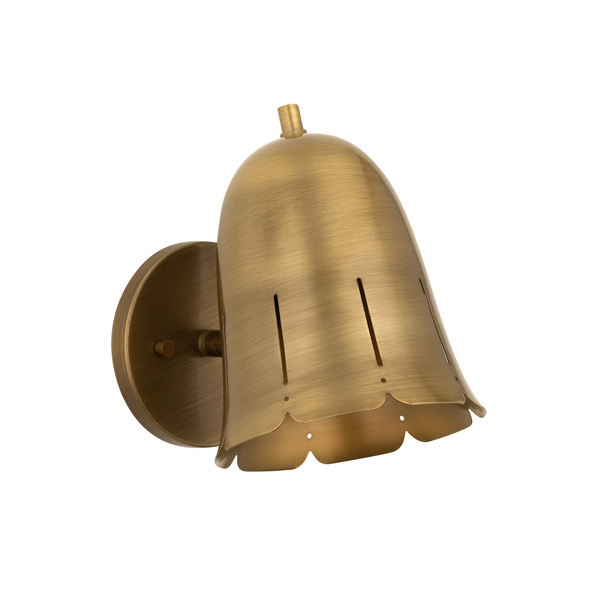 Sandune Wall Sconce 7", Patina Brass