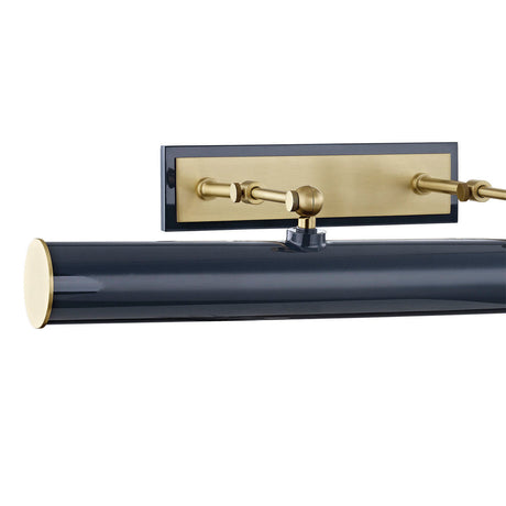Judy Large Picture Light 24", Aged Brass and Navy
