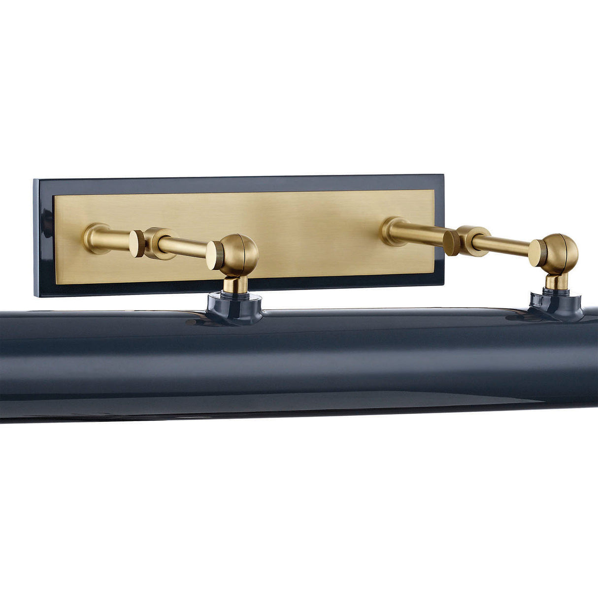 Judy Large Picture Light 24", Aged Brass and Navy