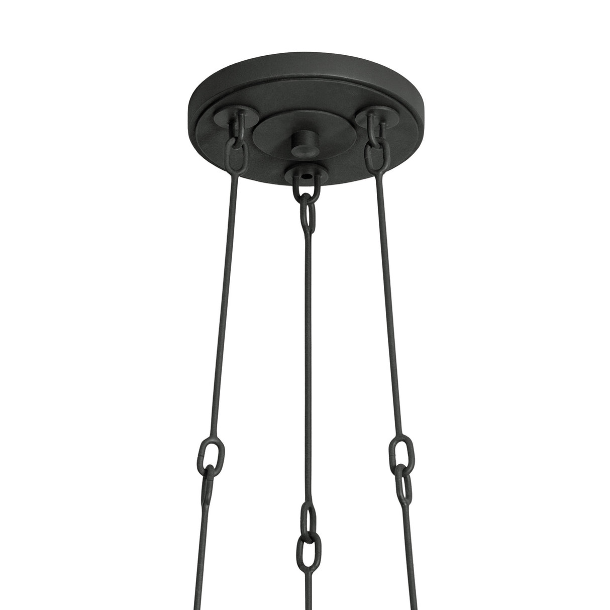 Decker 3 Light Chandelier 30", Textured Bronze
