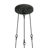 Decker 3 Light Chandelier 30", Textured Bronze