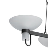 Decker 3 Light Chandelier 30", Textured Bronze