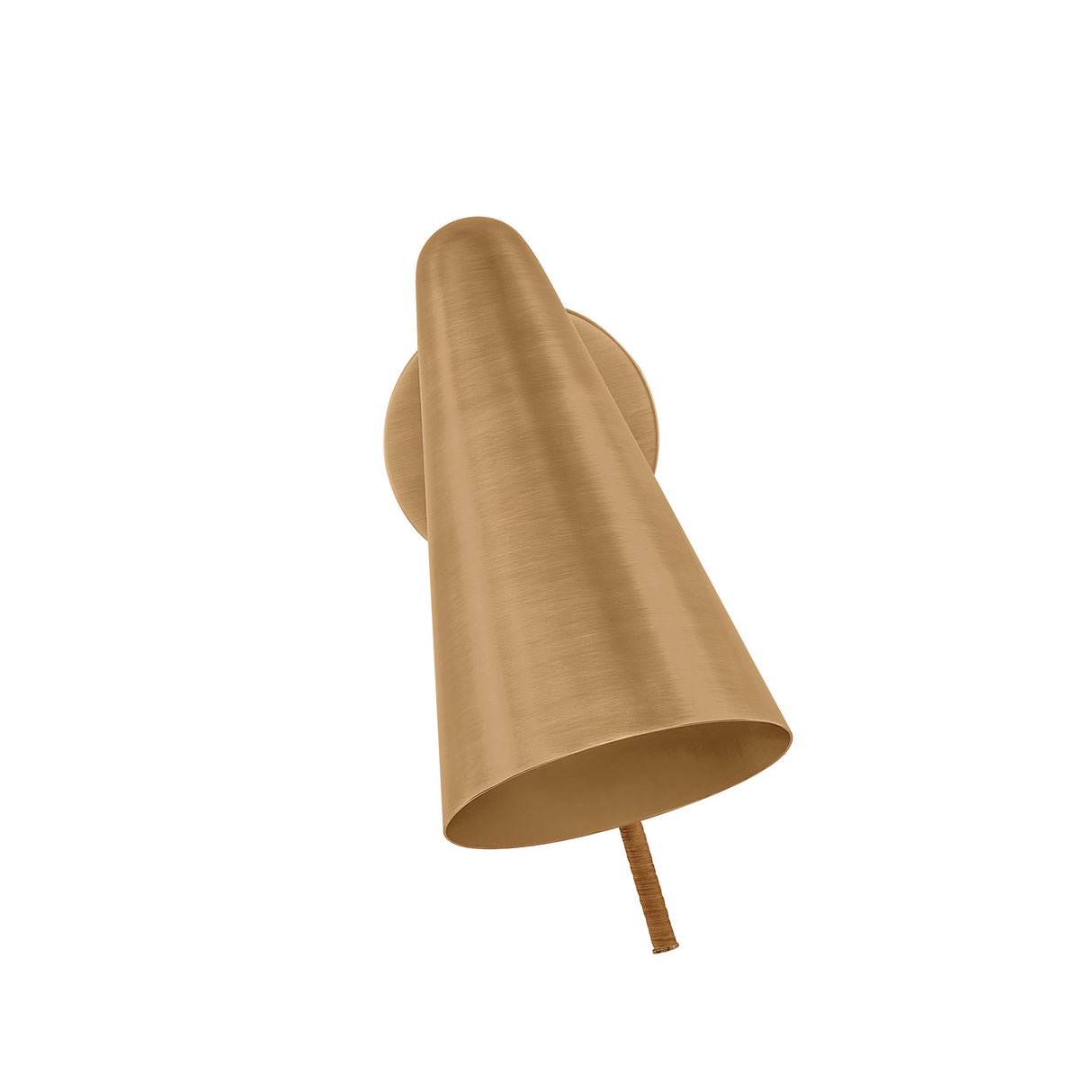 Atlas Adjustable Wall Sconce 11", Patina Brass