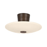 Kylo LED Semi-Flush 16", Bronze