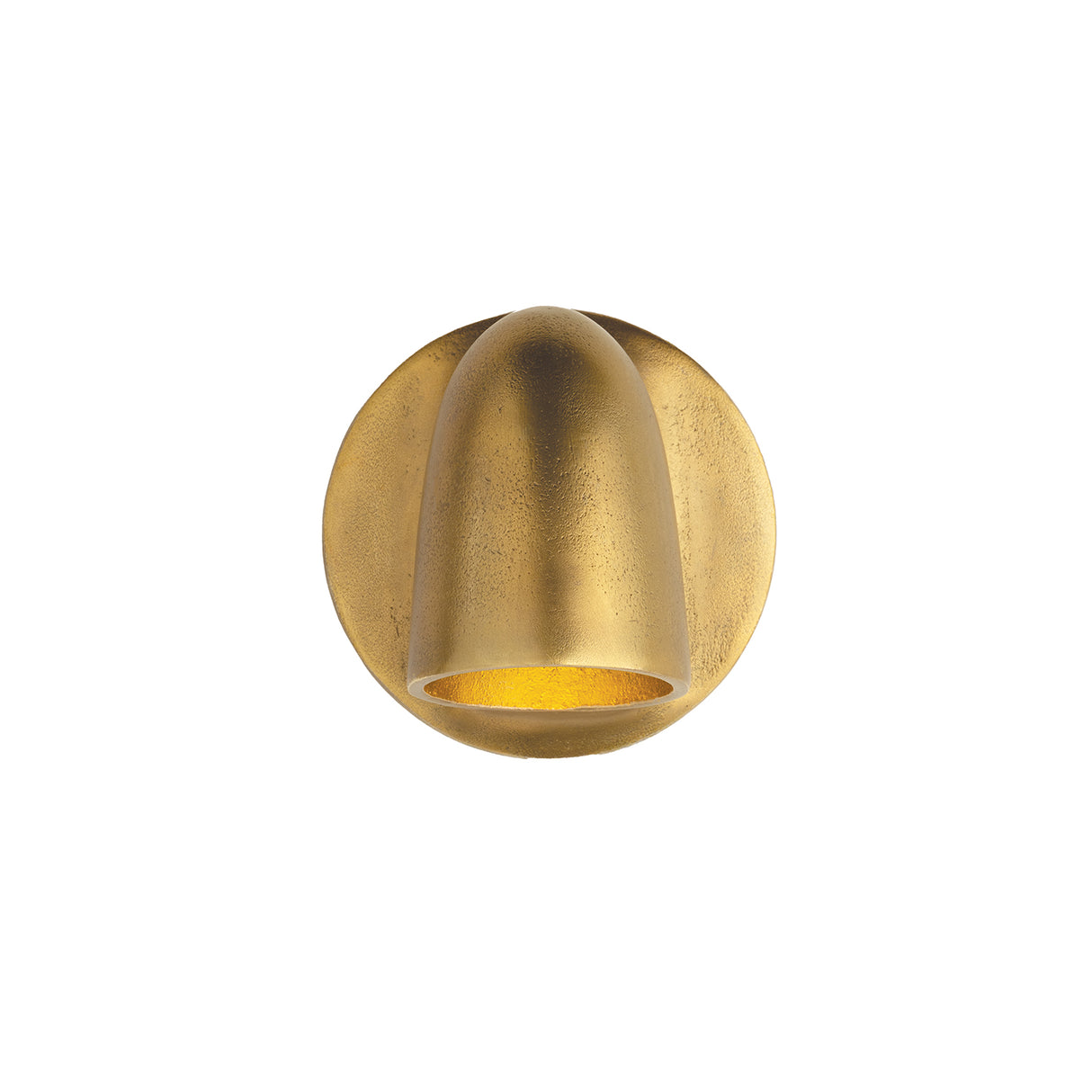 Magnus Wall Sconce 5", Textured Aged Brass