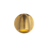 Magnus Wall Sconce 5", Textured Aged Brass