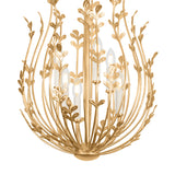 Annelise Chandelier 20", Gold Leaf