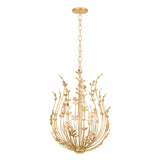 Annelise Chandelier 20", Gold Leaf