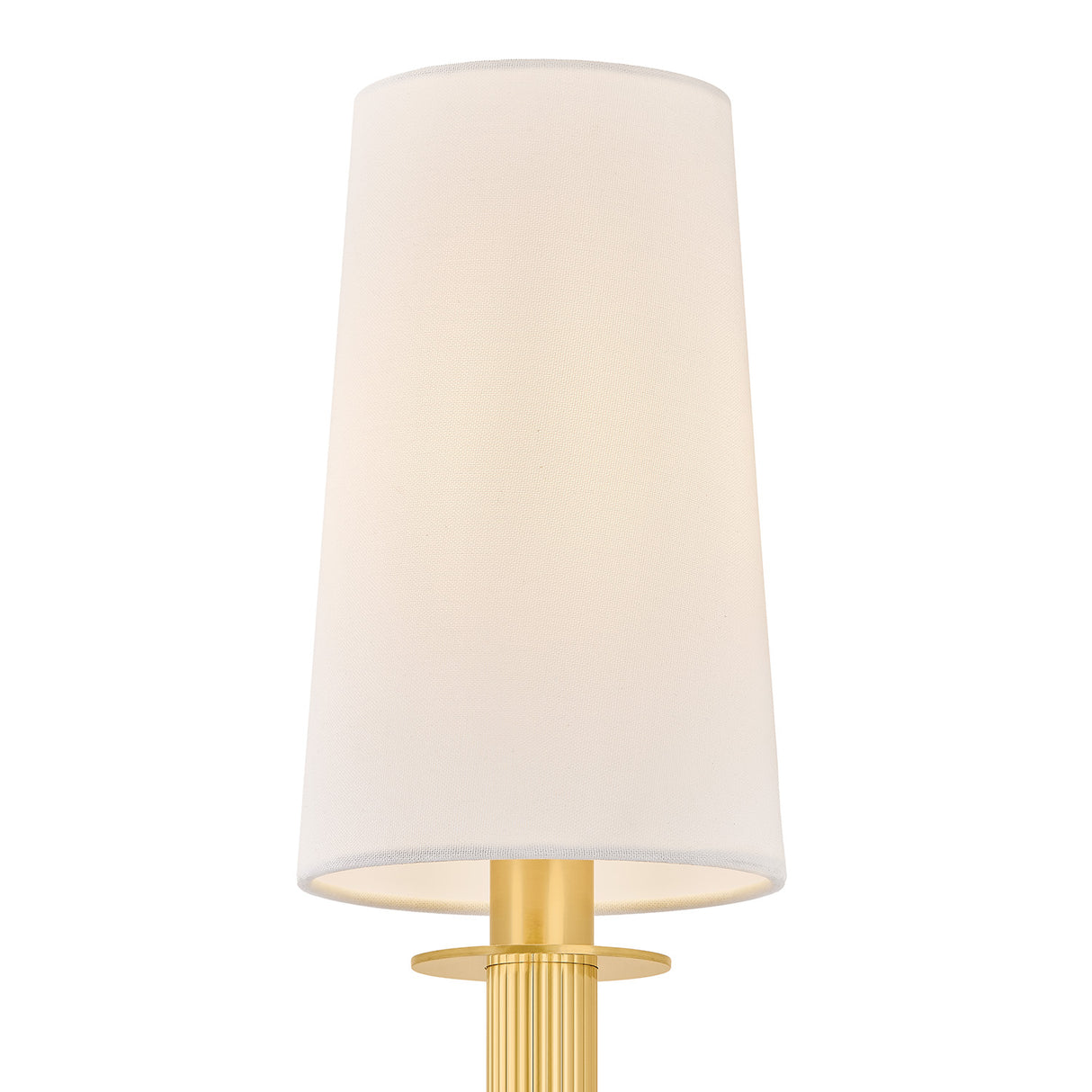 Polly Plug-In Wall Sconce 43", Aged Brass