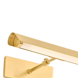 Quentin Medium LED Picture Light 16", Aged Brass
