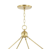 William 16 Light Ring Chandelier 58", Aged Brass