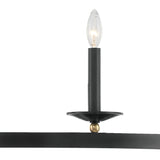 William 16 Light Ring Chandelier 58", Old Bronze