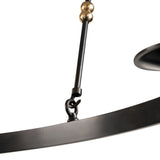 William Two-Tier Ring Chandelier 58", Old Bronze