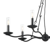 Tamsin Outdoor Chandelier 36", Forged Iron