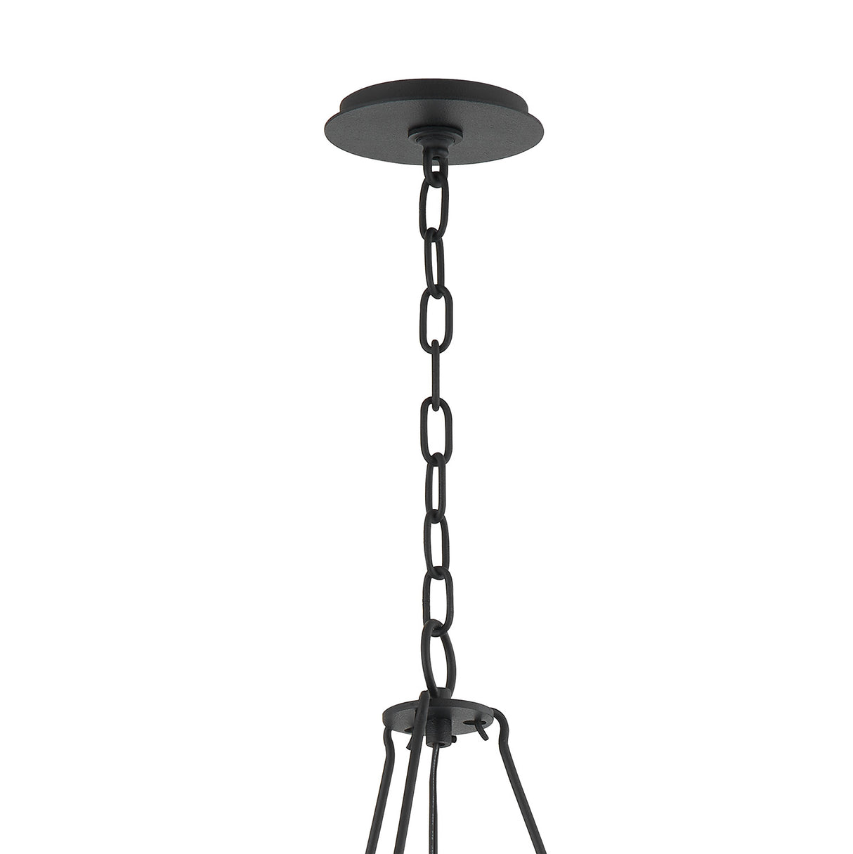 Tamsin Outdoor Chandelier 36", Forged Iron