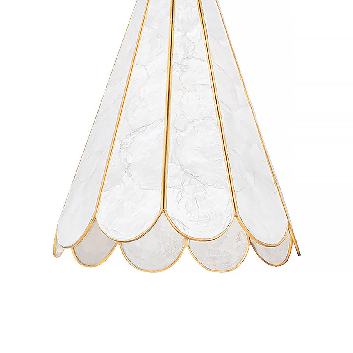 Winifred Pendant 10", Aged Brass