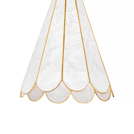 Winifred Pendant 10", Aged Brass