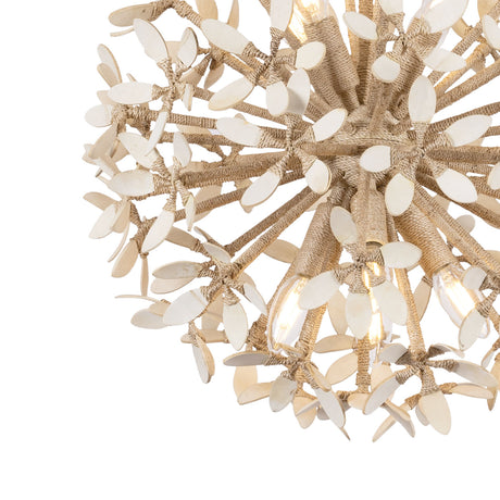 Genevieve Pendant 20", Natural Rope and Coco Shells