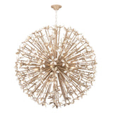 Genevieve Chandelier 40", Natural Rope and Coco Shells