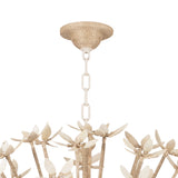 Genevieve Chandelier 40", Natural Rope and Coco Shells