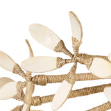 Genevieve Semi-Flush 20", Natural Rope and Coco Shells