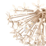 Genevieve Semi-Flush 30", Natural Rope and Coco Shells