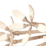 Genevieve Semi-Flush 30", Natural Rope and Coco Shells