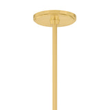 Phoebe 6 Light LED Chandelier 56", Aged Brass