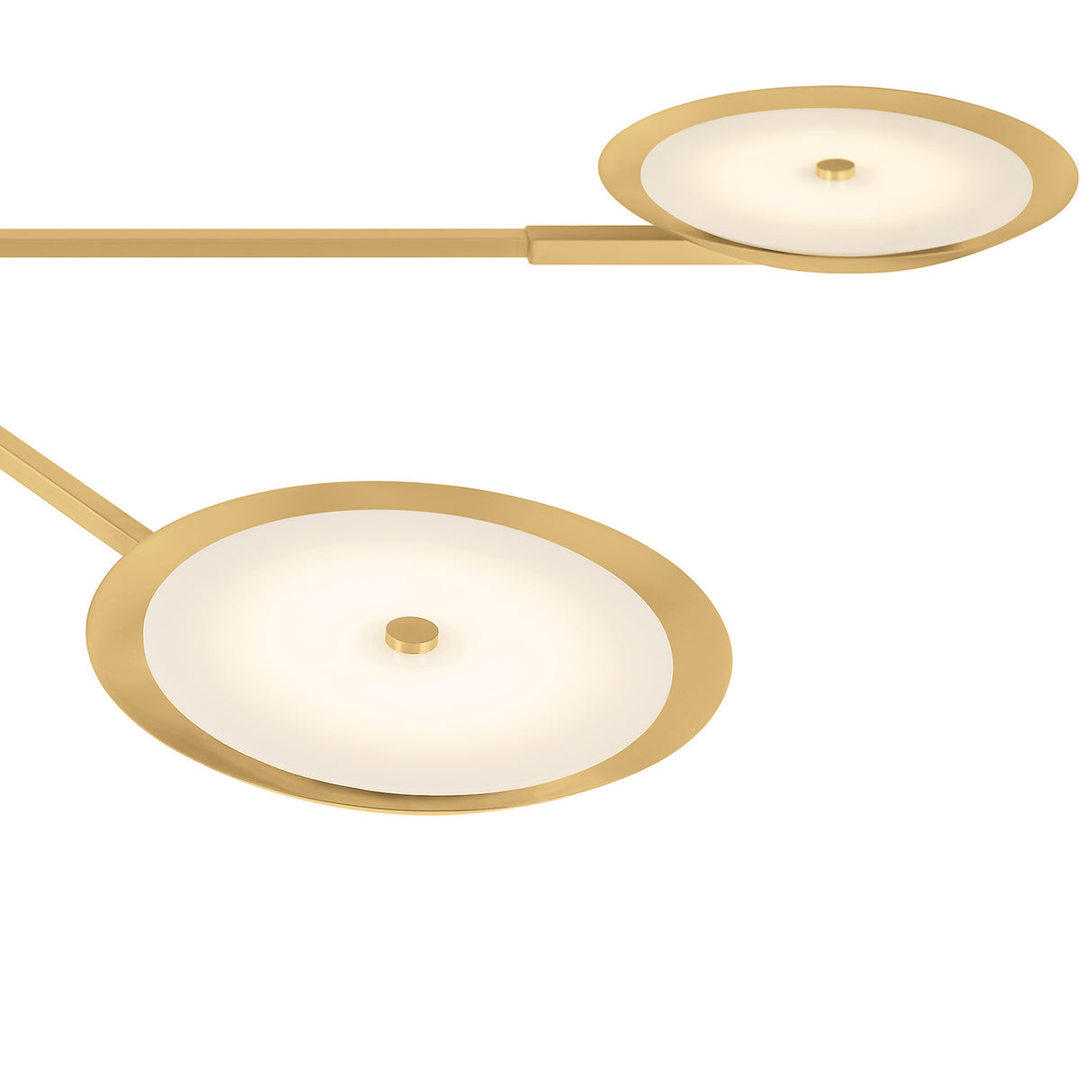 Phoebe 6 Light LED Chandelier 56", Aged Brass