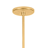 Reverie 8 Light LED Chandelier 45", Gold Leaf